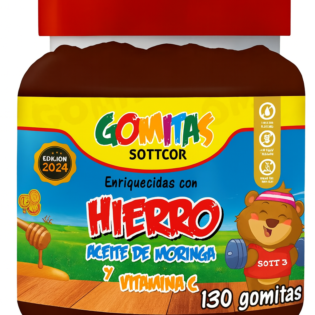GOMITAS SOTTCOR HIERRO NIÑOS